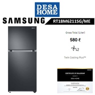 [FREE DELIVERY WITHIN KL] SAMSUNG RT18M6211SG  670L 2 DOORS TOP MOUNT FREEZER RT18M6211SG/ME