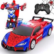 1pc Theme Transformable Remote Control Car, RC Toy Car, 2.4GHz RC Sports Car, Spider RC Car, Transfo