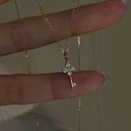 Yes✨S925 silver necklace 18k gold-plated necklace clover necklace key necklac pendant necklace birth