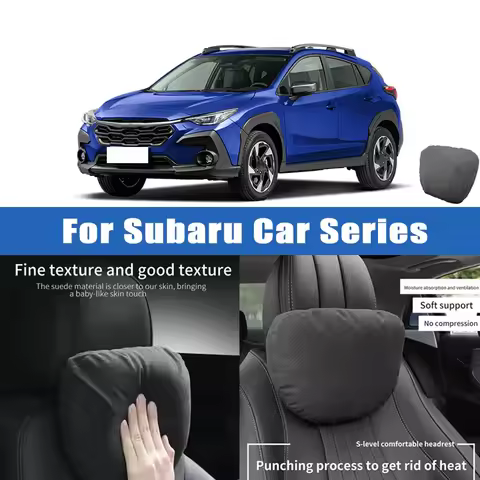 Top Quality Car Headrest Neck Support Seat Soft Neck Pillow Breathable For Subaru Impreza WRX STI Su
