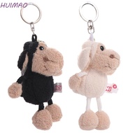 HUIMAO Alpaca Plush Keychain Small Gift Cartoon Pendant Alpaca Keychain Cute Key Trinket Schoolbag D
