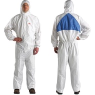 3M 4540+ Protective Coverall ชุดป้องกันสารเคมี และฝุ่นละออง สีขาว ชนิดใช้แล้วทิ้ง Type 5/6