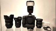 Canon EOS 7D 加鏡頭，閃燈套裝