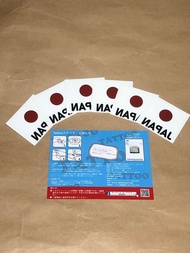 ONE OK ROCK 開唱 國旗紋身貼紙 貼臉頰 貼手臂 表達情感的連結