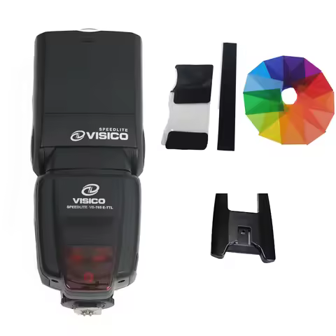 VISICO TTL 2.4G high-speed wireless camera flash light high-speed sync 1/8000 Canon