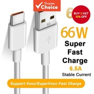 Type C 66W 6A Power Delivery Charging Cable  Kabel Pengecas Penghantaran Kuasa 66W 6A Jenis C
