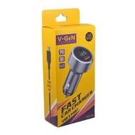 CAR CHARGER V-GEN VCC2-34 DUAL FAST CHARGING QC 3.0 PD 36W TYPE C