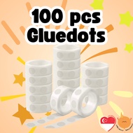 [SG Stock] 100pcs Balloon Glue Dots Adhesive Sticker for Birthday Party Decoration