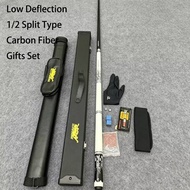 10/11.5/13mm Tip Predator Carbon Fiber Ako Billiards Cue Stick 1/2 Split Type Joint Low Deflection S