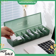 Data Cable Storage Box Transparent Data Cable Storage Box Plastic Data Line Storage Container for De