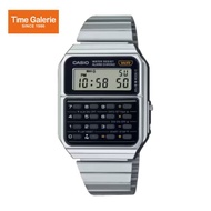 Casio Vintage CA-500WE-1A Silver Stainless Steel Band Men Watch / Women Watch