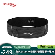 Saucony索康尼男女款跑步运动包 腰包SC0229001G 黑 均码（950mm）