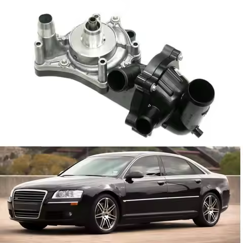 079121010D Water Pump & Thermostat Assembly 079121013T For AUDI A8L Q7 A5 S5 RS5 S8 RS4 RS6 RS7 4.2 