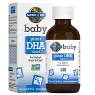 Garden of Life Baby DHA Drops, 600mg Omega 3 DHA Vegan for Baby's Brain & Eyes from Vegetarian Frien