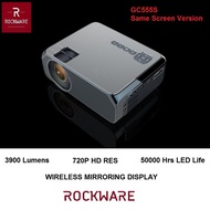 ROCKWARE RW-GC555S - WIFI 1080P LED Projector 3900 Lumens Alt CL770 Black