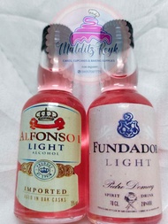 Alfonso Light / Fundador Light / Emperador Light / Beer / Liquor Cake Topper - PINK LIQUID (NOT FOR 