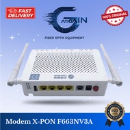 MODEM F663NV3a omci x-ponOriginal + adapter & box