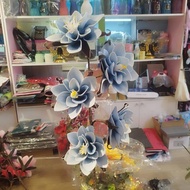 Cành Hoa Mộc Lan Cánh Xoắn Size Đại Cao 1m2 Chất Liệu Xốp Gồm 5 Bông To Hàng Nhập Khẩu