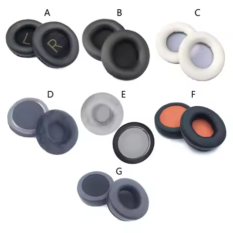 1 Pair Replacement Foam Ear Pads Cushions for AKG K52 K72 K92 K240 242 Headphones Soft Form Earpad H