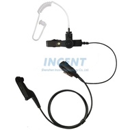 Tiub Udara Alat Telinga Mikrofon PTT Alat Dengar untuk Motorola Walkie Talkie DP4400 DP4401 DP4600 D