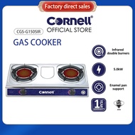 CORNELL Gas Stove Gas Cooker InfraRed 2 Burner  Smokeless and Flameless CGS-G150SIR