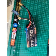 ✅PEHSTICKERS✅dglilo lipo 2s 5000mah hard case short