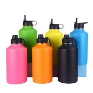 64oz Large Capacity Thermal Insulation Water Bottle 304 Stainless Steel Outdoor Space Water Bottle S