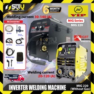 【WITHOUT GAS】VIP MIG220 / MIG-220 Inverter Welding Machine 6.8kVA w/ King MMA201G & Accessories