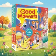 Good Manners Box Set (6 Books) - Positive Behavior & Etiquette Storybooks for Toddlers