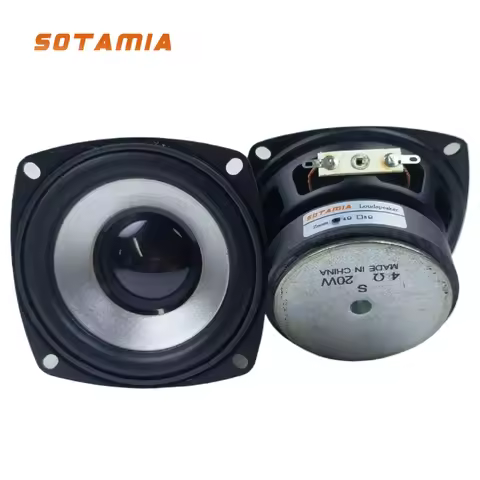 SOTAMIA 2Pcs 3 Inch Full Range Speaker Audio 4 8 Ohm 20W HIFi Music Sound Speaker DIY Bluetooth Spea