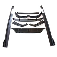 BIg Sale Suitable for 2020-2023 BMW X6 G06 Black Knight 3-section rear lip rear spoiler