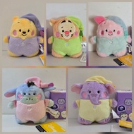小熊維尼角色睡衣造型 排排企好 毛茸茸公仔 毛公仔 Disney 迪士尼 Winnie The Pooh 跳跳虎 Tigger Tiger 豬仔 小豬 Piglet Eeyore 屹耳 象仔 小象 嘟