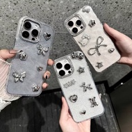 HIGH QUALITY STONE-ATTACHED CAMERA IPHONE CASE
