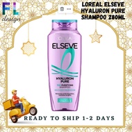 Loreal Elseve Hyaluron Pure Shampoo 280Ml