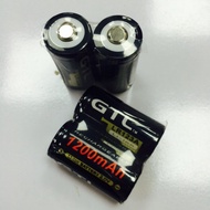 Rechargeable Battery 3V GTL CR123A/16340 Rechargeable Lithium Battery 3V 1200mAh Digital Battery