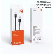 Mc.do.do CA-226/CA-227/CA-228 3A PHONE DATA CABLE Strong SR Nylon Braided 1 METER