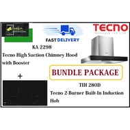 TECNO HOOD AND HOB BUNDLE PACKAGE FOR ( KA 2298 &amp; TIH 280D )