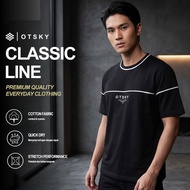 Otsky Men's Classic Line Cotton 24s T-Shirt X DT577BL