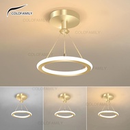 3 Colors LED Ceiling Light Chandelier Pendant Light Decorative Lights Minimalist for Home Living Room Bedroom Corridor Lights LED Ceiling Lamp AB86