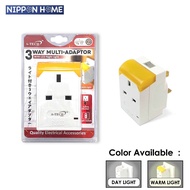 [ Electrical ] A-Tech 3 WAY Multi-Adaptor With Light Switch
