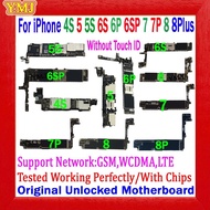 ONPA 100% Original Free Icloud For iphone 5 5S 6 Plus 6S 6SPlus 7 8 Plus Motherboard 16GB 32GB 64GB