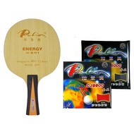 Free Assembly + Sidetape Palio Energy 01 with CJ8000 Rubbers FH & BH table tennis Racket