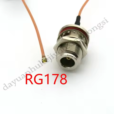 20Pcs N BULKHEAD To U.FL MHF To Waterproof N Female RG178 CABLE New