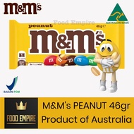 M&M's Peanut Chocolate Candy 46 gr | M&M Chocolate Beans | AUSTRALIAN Mnm CHOCOLATE