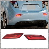 Car Dynamic Turn Signal LED Brake Light Rear Bumper Reflector Light for Spark 2010-2015