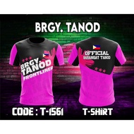 【Free Custom Name & Number】Barangay Official Full Sublimation T-shirt 3D T-Shirt Breathable Short Sl