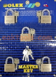 SOLEX 5 Master Keys กุญแจทองเหลือง มาสเตอร์คีย์ 5 ตัว/ชุด โซเล็กซ์
