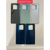 Back Cover for redmi Note 14pro + / 14 pro plus (Glass Back)