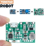 Lithium Li-ion 18650 3.7V 4.2V Battery Charger Board DC-DC Step Up Boost Module TP4056 + MT3608 DIY 