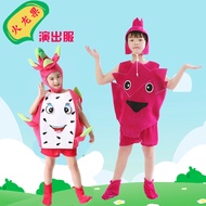 Kindergarten Fruit Clothes Vegetables Children Dragon Fruit Performance Costume Dragon Fruit Environ